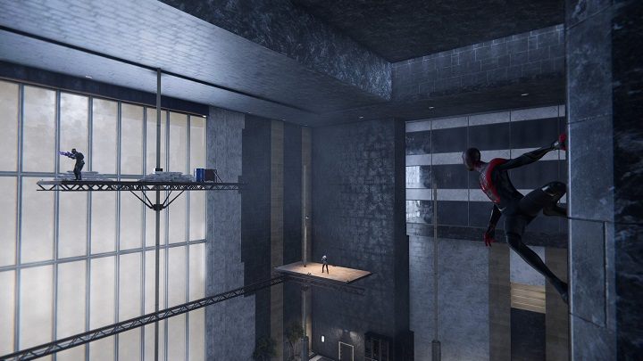 Od członków Undergroundu usłyszysz o spotkaniu na niższym poziomie budynku - Spider-Man Miles Morales: Potajemnie w Undergroundzie - solucja, opis przejścia - Spider-Man Miles Morales - poradnik, solucja