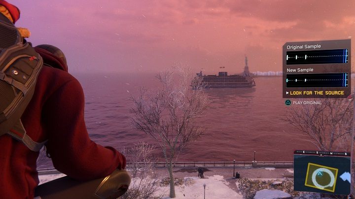 Źródło dźwięku pochodzi ze statku - Spider-Man Miles Morales: Próbki dźwiękowe - wszystkie lokacje, lista - Spider-Man Miles Morales - poradnik, solucja