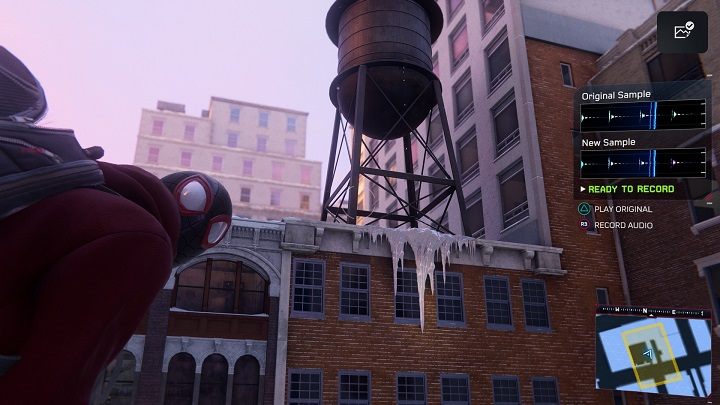 W Upper East Side najlepiej wskoczyć na wielką choinkę aby nagrać próbkę - Spider-Man Miles Morales: Próbki dźwiękowe - wszystkie lokacje, lista - Spider-Man Miles Morales - poradnik, solucja