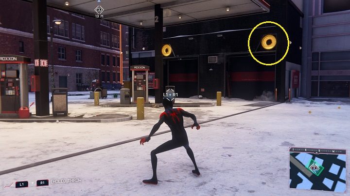 Udaj się do laboratorium w dzielnicy finansowej zaznaczonej na mapie - Spider-Man Miles Morales: Laboratoria Roxxon - wszystkie lokacje, lista - Spider-Man Miles Morales - poradnik, solucja