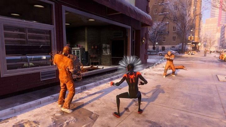 Udaremnij napad na sklep Little Apple w centrum dzielnicy Harlem - Spider-Man Miles Morales: Przestępstwa z aplikacji MSMZS - solucja, lista - Spider-Man Miles Morales - poradnik, solucja