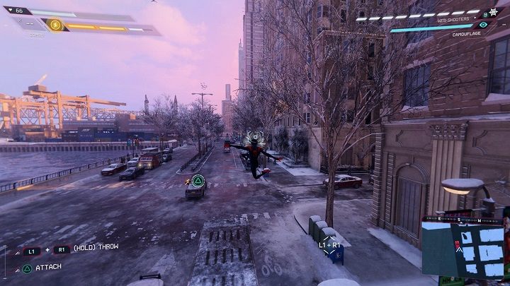 Udaj się we wskazane miejsce w Upper East Side - Spider-Man Miles Morales: Przestępstwa z aplikacji MSMZS - solucja, lista - Spider-Man Miles Morales - poradnik, solucja