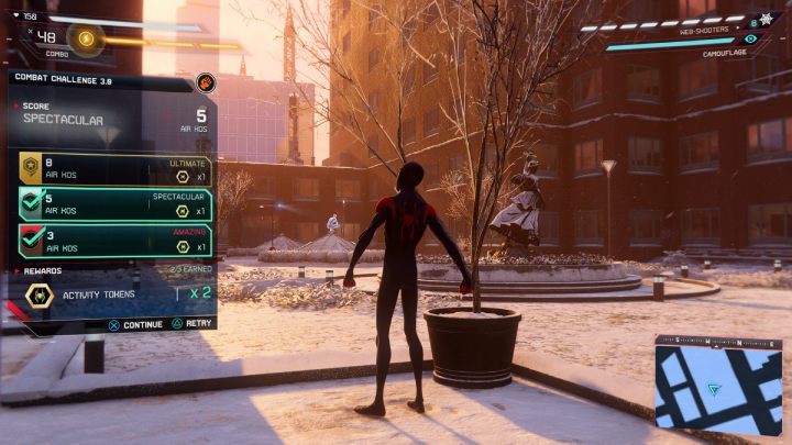 W tej dzielnicy znajdziesz wyzwanie walki 3 - Spider-Man Miles Morales: Chinatown - mapa, znajdźki, lokacje - Spider-Man Miles Morales - poradnik, solucja