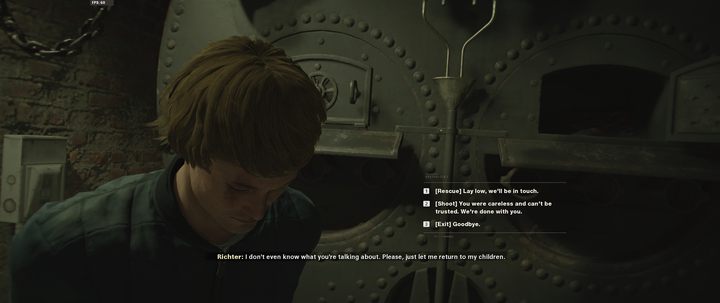 Po przesłuchaniu agenta możesz zdecydować czy go wypuścić czy zabić. - Call of Duty Cold War: Cegła w murze - ważny wybór - Call of Duty Cold War - poradnik do gry