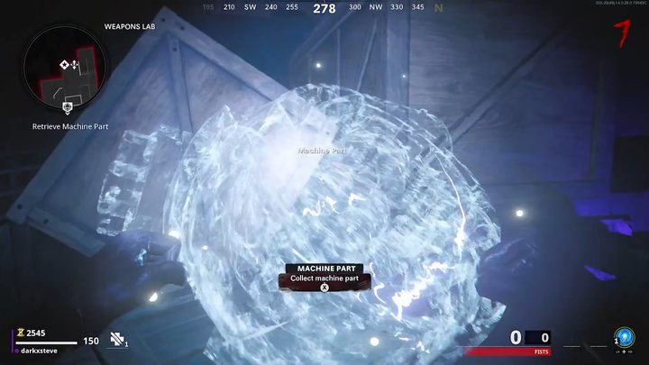 Wróć teraz jak najszybciej do miejsca, gdzie korzystałeś z portalu do alternatywnej rzeczywistości i połóż na swoje miejsce części do maszyny Mocnego Uderzenia - Call of Duty Cold War: Osiągnięcia/Trofea - lista - Call of Duty Cold War - poradnik do gry