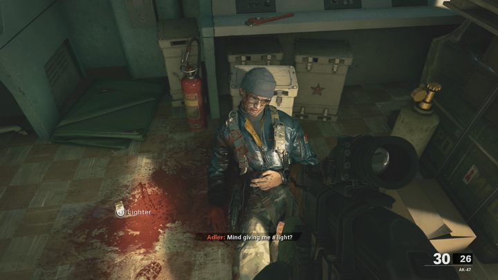 Adlera znajdziesz w środku budynku w kałuży krwi - Call of Duty Cold War: Z prochu powstałeś - solucja, opis przejścia - Call of Duty Cold War - poradnik do gry