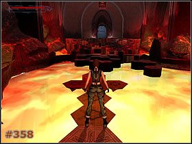 Tutaj znowu zakręć w prawo i przeskocz na fragmenty pod samą ścianą - [Misja 19] The Sanctuary of Flame | Tomb Raider The Angel of Darkness - Tomb Raider: The Angel of Darkness - poradnik do gry