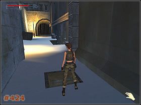 Przejdź tunelem aż pod kraty, gdzie znajdziesz Małą Apteczkę - [Misja 23] The Monstrum Crimescene (cz.1) | Tomb Raider The Angel of Darkness - Tomb Raider: The Angel of Darkness - poradnik do gry