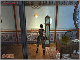 Ten musisz pociągnąć cztery razy, by zobaczyć animacje z zegarem - [Misja 23] The Monstrum Crimescene (cz.1) | Tomb Raider The Angel of Darkness - Tomb Raider: The Angel of Darkness - poradnik do gry