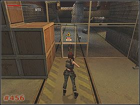 W wielkiej sali przejdź przez zielone drzwi [#455] , te przy ciężarówce - [Misja 24] The Strahov Fortress (cz.1) | Tomb Raider The Angel of Darkness - Tomb Raider: The Angel of Darkness - poradnik do gry