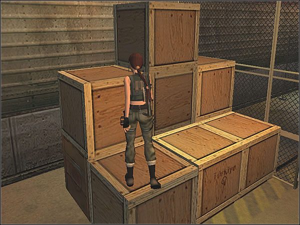 Musisz przesunąć pudło na samej górze, by Lara zdobyła więcej siły i mogła przesuwać cięższe rzeczy - [Misja 24] The Strahov Fortress (cz.2) | Tomb Raider The Angel of Darkness - Tomb Raider: The Angel of Darkness - poradnik do gry