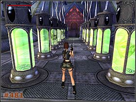 Przejdź przez owe wrota [#480] , wbiegając po schodach naprzeciwko wejścia - [Misja 25] The Bio-Research Facility (cz.1) | Tomb Raider The Angel of Darkness - Tomb Raider: The Angel of Darkness - poradnik do gry