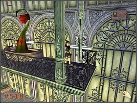 Wespnij się po nich wyżej i na rękach przejdź na platformę w prawo - [Misja 25] The Bio-Research Facility (cz.3) | Tomb Raider The Angel of Darkness - Tomb Raider: The Angel of Darkness - poradnik do gry