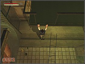 Znowu wspinaczka w górę i przerywnik na końcu drogi - [Misja 26] The Sanitarium (cz.2) | Tomb Raider The Angel of Darkness - Tomb Raider: The Angel of Darkness - poradnik do gry