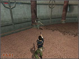 Zauważ cztery wyrzutnie [#640] , miejsca z których strzela - [Misja 30] Boaz Returns | Tomb Raider The Angel of Darkness - Tomb Raider: The Angel of Darkness - poradnik do gry