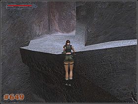 Korzystając z nowej umiejętności (biegniesz, wciskasz klawisz sprintu [Ins na klaw - [Misja 31] The Lost Domain | Tomb Raider The Angel of Darkness - Tomb Raider: The Angel of Darkness - poradnik do gry