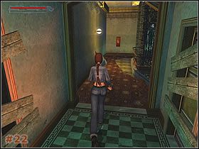 Zaczynasz za drzwiami nowego budynku - [Misja 02] Derelict Apartament Block | Tomb Raider The Angel of Darkness - Tomb Raider: The Angel of Darkness - poradnik do gry