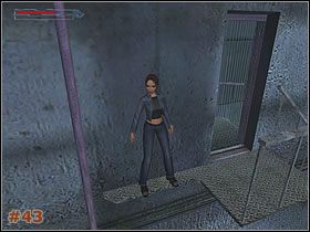 Opuść pomieszczenie przez drugie drzwi - znajdziesz się na kładce - [Misja 03] Industrial Roof Tops | Tomb Raider The Angel of Darkness - Tomb Raider: The Angel of Darkness - poradnik do gry