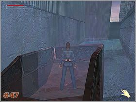Wróć do ogrodzenia z zamkniętą bramką - [Misja 03] Industrial Roof Tops | Tomb Raider The Angel of Darkness - Tomb Raider: The Angel of Darkness - poradnik do gry