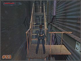 Przejdź na rękach w lewo i podciągnij się - [Misja 03] Industrial Roof Tops | Tomb Raider The Angel of Darkness - Tomb Raider: The Angel of Darkness - poradnik do gry