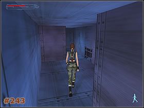 Po użyciu karty, musisz wskoczyć na większą galerię i z rozbiegu przeskoczyć nad obraz [#242] - [Misja 12] Louvre Galleries (cz.1) | Tomb Raider The Angel of Darkness - Tomb Raider: The Angel of Darkness - poradnik do gry