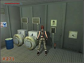 Przejdź przez otwarte przejście - siatkę i od razu skieruj siew prawo - [Misja 13] The Archaeological Dig | Tomb Raider The Angel of Darkness - Tomb Raider: The Angel of Darkness - poradnik do gry