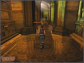 Trafisz do pomieszczenia z przeszkodami - [Misja 14] Tomb of Ancients | Tomb Raider The Angel of Darkness - Tomb Raider: The Angel of Darkness - poradnik do gry