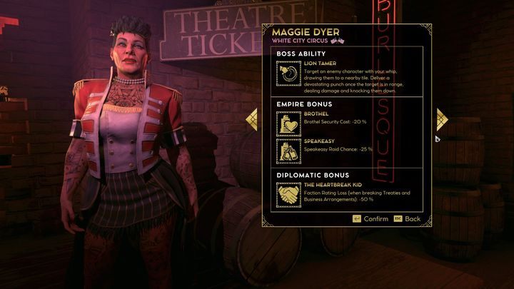 Maggie Dyer jest silnym bossem, jednak nie najsilniejszym w całym zestawieniu - Empire of Sin: Maggie Dyer - boss, charakterystyka - Empire of Sin - poradnik do gry