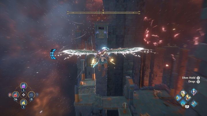 Następnie ponownie leć przed siebie, aby dostać się na drugi koniec lokacji - Immortals Fenyx Rising: Mroczne sztuki - solucja, opis przejścia - Immortals Fenyx Rising - poradnik do gry