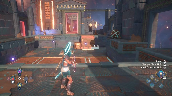 Aktywuj dźwignię, poczekaj, aż wszystkie skrzynie będą na swoim miejscu, następnie ponownie aktywuj dźwignię - Immortals Fenyx Rising: Mroczne sztuki - solucja, opis przejścia - Immortals Fenyx Rising - poradnik do gry