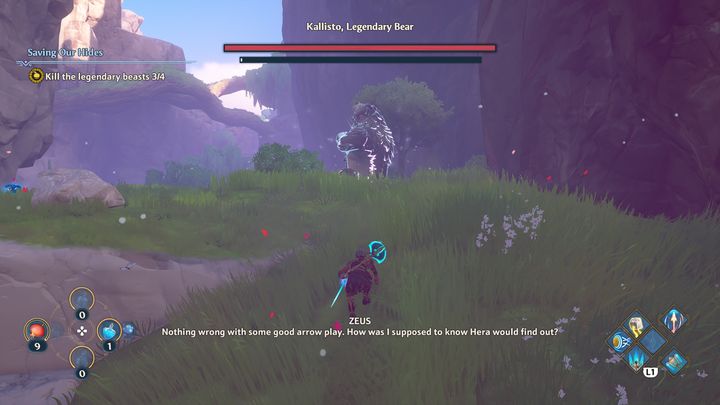 Kallisto spotkasz na północy regionu, niedaleko obszaru należącego do Tyfona - Immortals Fenyx Rising: Ratowanie skóry - solucja, opis przejścia - Immortals Fenyx Rising - poradnik do gry