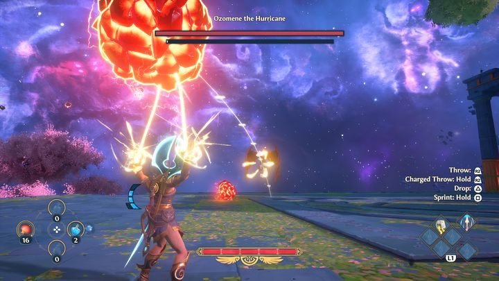 Ozomene ma jednak kilka ataków w zanadrzu - Immortals Fenyx Rising: Ozomene the Hurricane - boss, jak pokonać? - Immortals Fenyx Rising - poradnik do gry