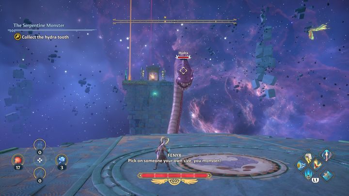 Głowa Hydry ma bardzo małą ilość HP oraz wytrzymałości, jednak jest ciężka do trafienia - Immortals Fenyx Rising: Hydra - boss, jak pokonać? - Immortals Fenyx Rising - poradnik do gry