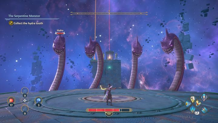 Ostatnia faza to test zręczności, gdyż teraz musisz pokonać cztery głowy hydry - Immortals Fenyx Rising: Hydra - boss, jak pokonać? - Immortals Fenyx Rising - poradnik do gry