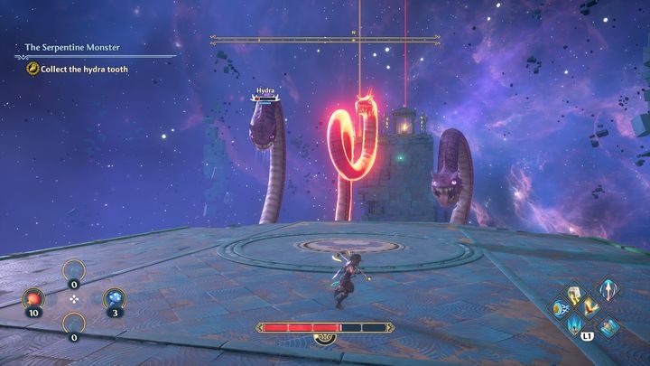 Po zabiciu chociażby jeden z głów, walka powinna stać się o wiele prostsza - Immortals Fenyx Rising: Hydra - boss, jak pokonać? - Immortals Fenyx Rising - poradnik do gry