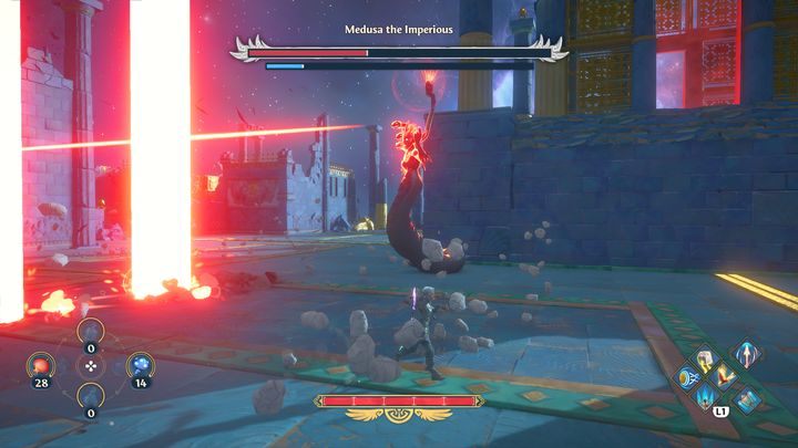 Kolejne fazy nie będą się znacząco różnić od poprzednich - Immortals Fenyx Rising: Władcza Meduza - boss, jak pokonać? - Immortals Fenyx Rising - poradnik do gry