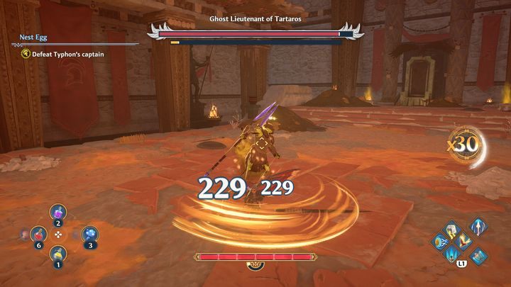 O ile z większością przeciwników miałeś już okazję walczyć, o tyle warto wspomnieć o dwóch atakach bossa - Immortals Fenyx Rising: Duch przybocznego Tartaru - boss, jak pokonać? - Immortals Fenyx Rising - poradnik do gry