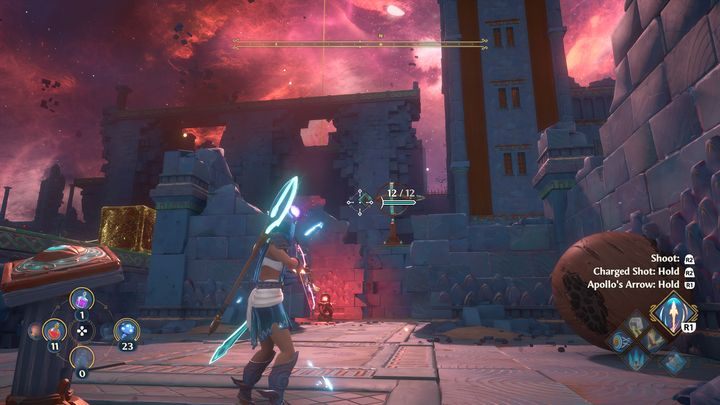 Druga łamigłówka związana jest z kulą i wiatrem - Immortals Fenyx Rising: Pajęcza sieć - solucja, opis przejścia - Immortals Fenyx Rising - poradnik do gry