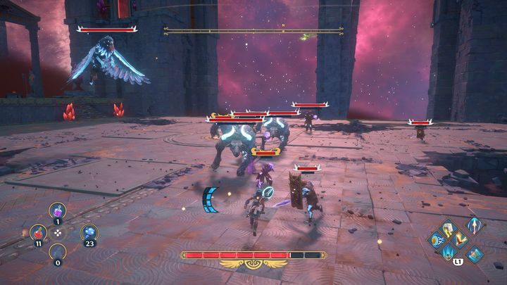 Dzięki temu, główne drzwi zostaną otwarte, przejdź przez nie - Immortals Fenyx Rising: Pajęcza sieć - solucja, opis przejścia - Immortals Fenyx Rising - poradnik do gry