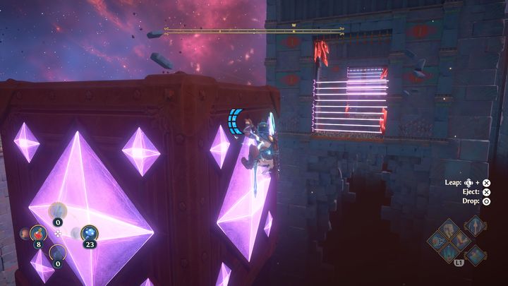 Pamiętaj, aby drogowskaz ustawiony był w stronę laserów - Immortals Fenyx Rising: Pajęcza sieć - solucja, opis przejścia - Immortals Fenyx Rising - poradnik do gry