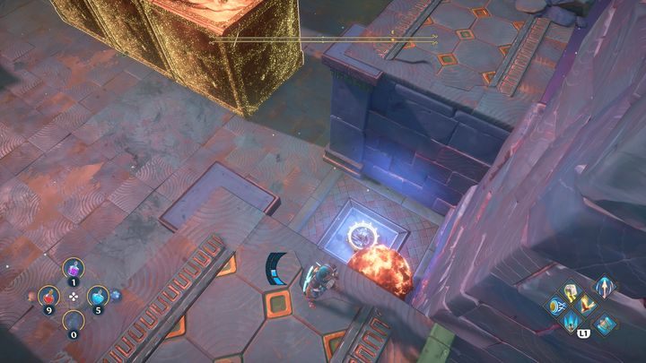 Palenisko znajduje się po prawej stronie - Immortals Fenyx Rising: Pajęcza sieć - solucja, opis przejścia - Immortals Fenyx Rising - poradnik do gry