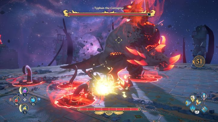 Poza starymi atakami opisanymi wcześniej, Tyfon zyskuje zdolność przywołania macek na całej arenie - Immortals Fenyx Rising: Tyfon Niszczyciel - boss, jak pokonać? - Immortals Fenyx Rising - poradnik do gry