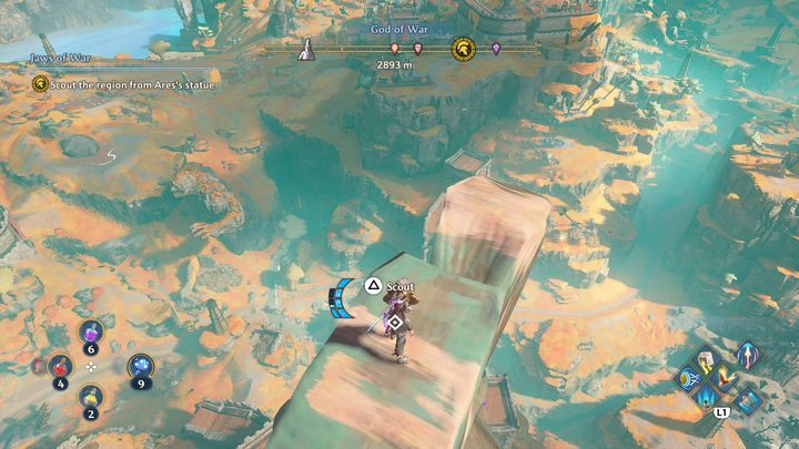 Gdy już odkryjesz cały region, twoim kolejnym zadaniem będzie spotkanie majestatycznego stworzenia, udaj się do nowego znacznika, który pokaże ci się na kompasie - Immortals Fenyx Rising: Szczęki Wojny - solucja, opis przejścia - Immortals Fenyx Rising - poradnik do gry