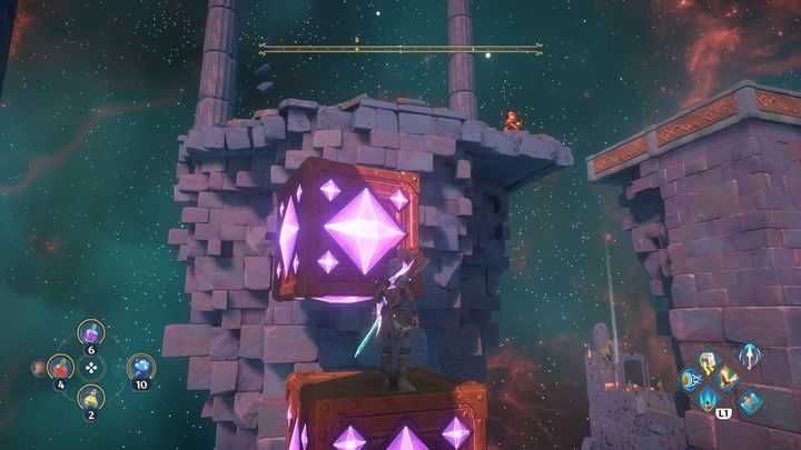 Rzucaj nimi tak, aby dostać się na samą górę - Immortals Fenyx Rising: Szczęki Wojny - solucja, opis przejścia - Immortals Fenyx Rising - poradnik do gry