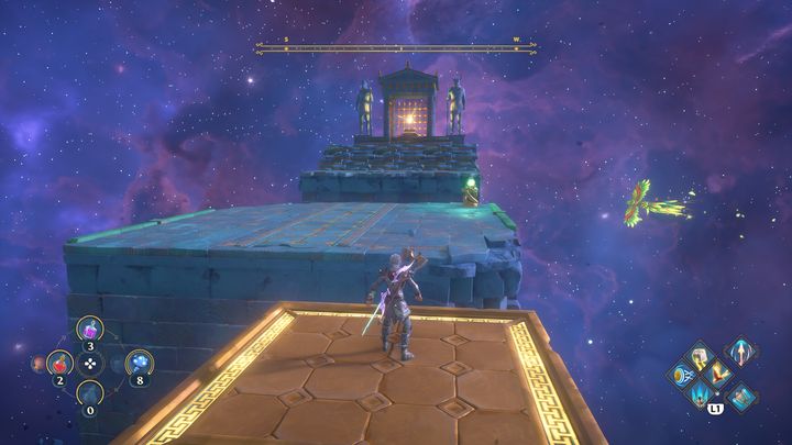 Teraz wróć do platform, które uruchomiły się po zabójstwie Minotaura - Immortals Fenyx Rising: Hierarchia ważności - solucja, opis przejścia - Immortals Fenyx Rising - poradnik do gry