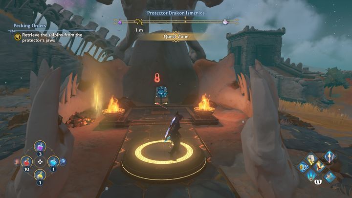 Ustań na platformie i skorzystaj ze strzały Apolla - Immortals Fenyx Rising: Hierarchia ważności - solucja, opis przejścia - Immortals Fenyx Rising - poradnik do gry