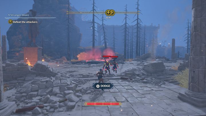 System walki w grze opiera się w głównej mierze na atakach, unikach i parowaniu ataków przeciwników - Immortals Fenyx Rising: Porady na start - Immortals Fenyx Rising - poradnik do gry