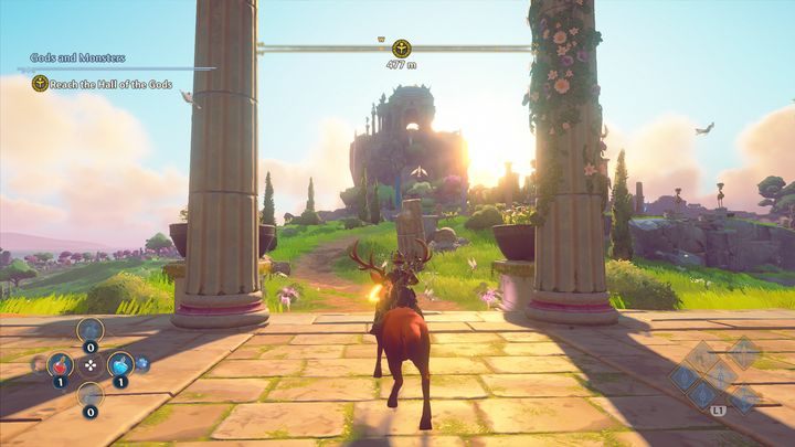 Kolejny sposób to podróżowanie za pomocą wierzchowca - Immortals Fenyx Rising: Eksploracja - Immortals Fenyx Rising - poradnik do gry