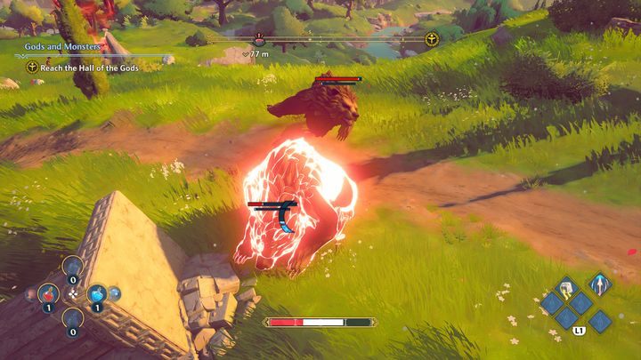 Drugą, ważną poradą, na którą warto zwrócić uwagę są specjalne ataki wykonywane przez wrogie stworzenia - Immortals Fenyx Rising: Walka - Immortals Fenyx Rising - poradnik do gry