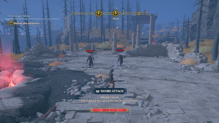 Teraz nastąpi nauka walki - Immortals Fenyx Rising: Nieznany brzeg - solucja, opis przejścia - Immortals Fenyx Rising - poradnik do gry